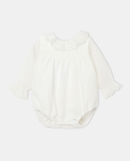 Ranita bautizo bebés texturado manga larga · Coconut El Corte