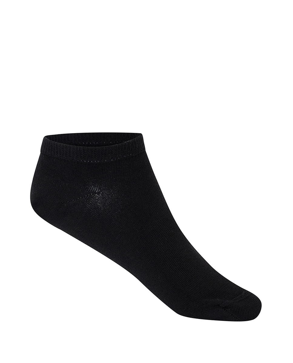 Meias Curtas Lisas Preto-1