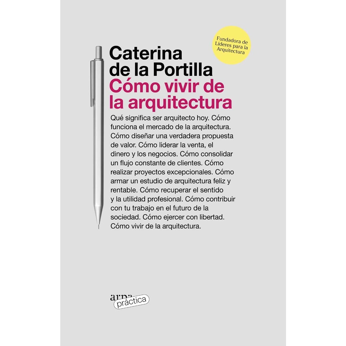 Imagem 0 de Cómo vivir de la arquitectura (Capa mole)