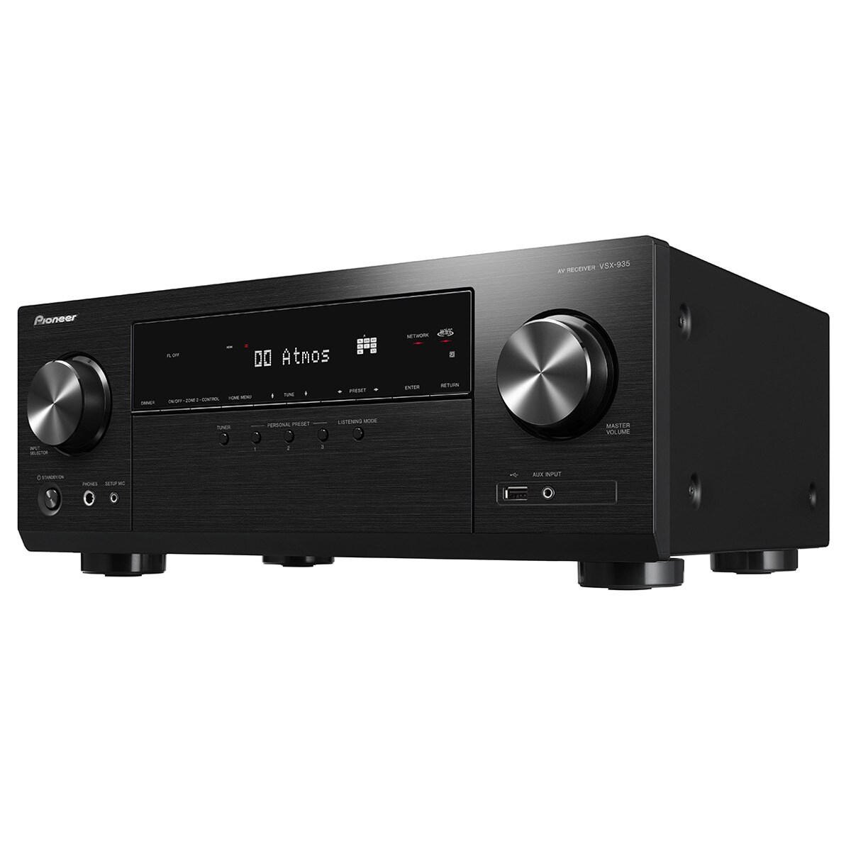 Receptor de A/V 8K Pioneer VSX-935 de 7.2 canales negro Negro-2