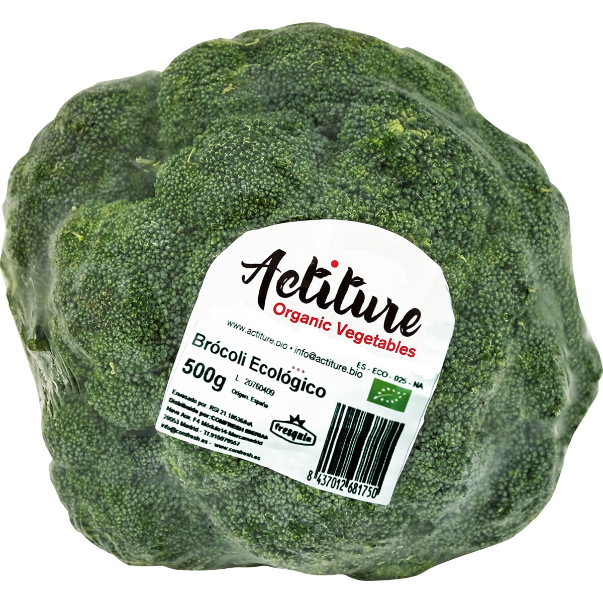 Brócoli ecológico pieza 500 g