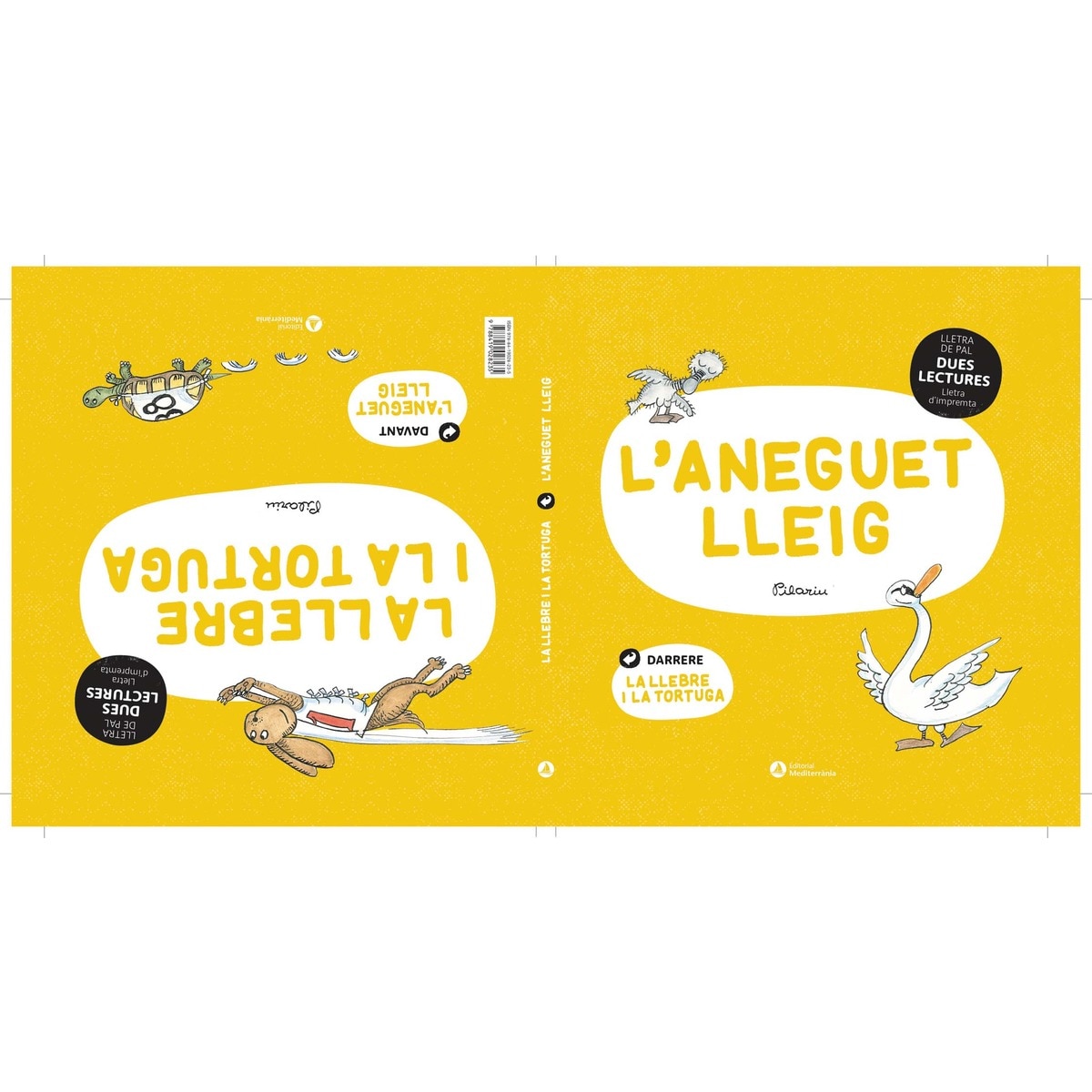 DUES LECTURES. Aneguet lleig. La llebre i la tortuga (Capa dura) 1