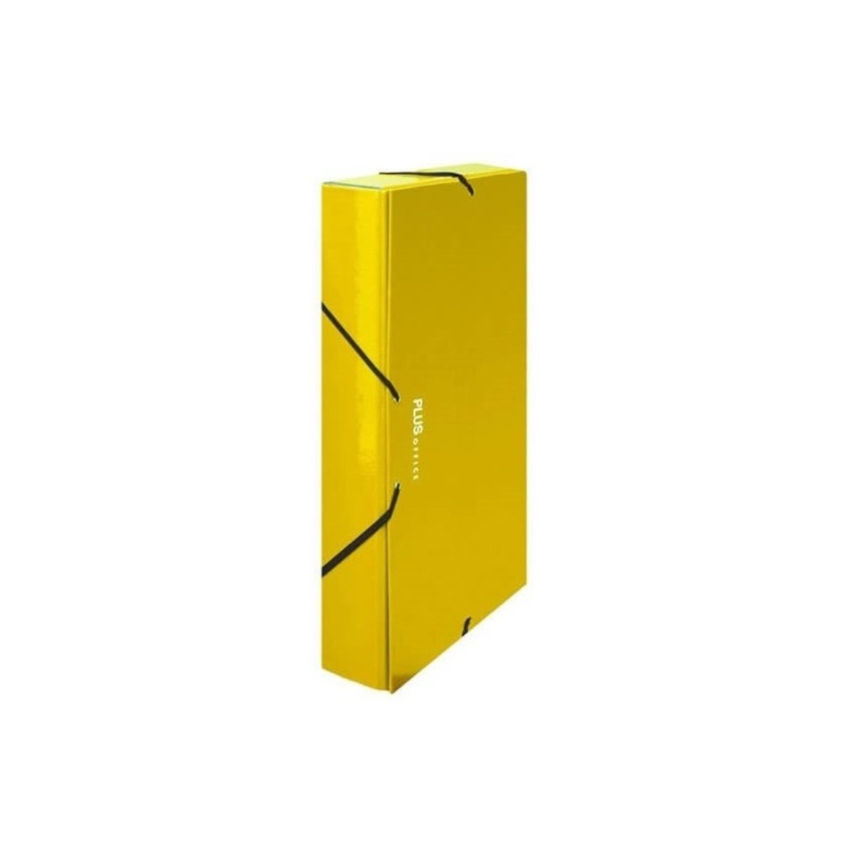 Pasta de Projetos A4 em Cartão Brilhante Plus Office Amarelo 1