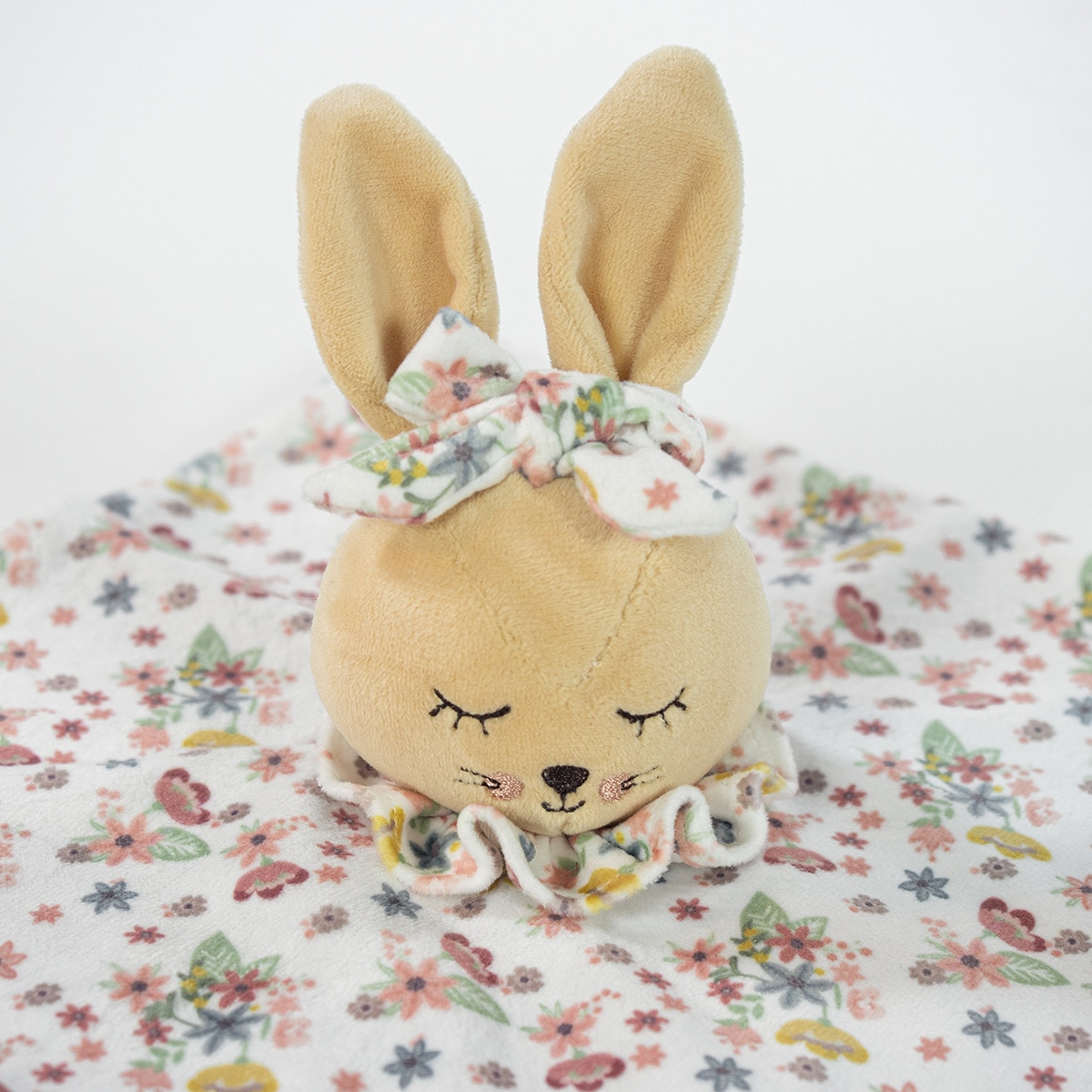 Doudou Coelho Mr&Mrs Rabbit Rosa-claro-4