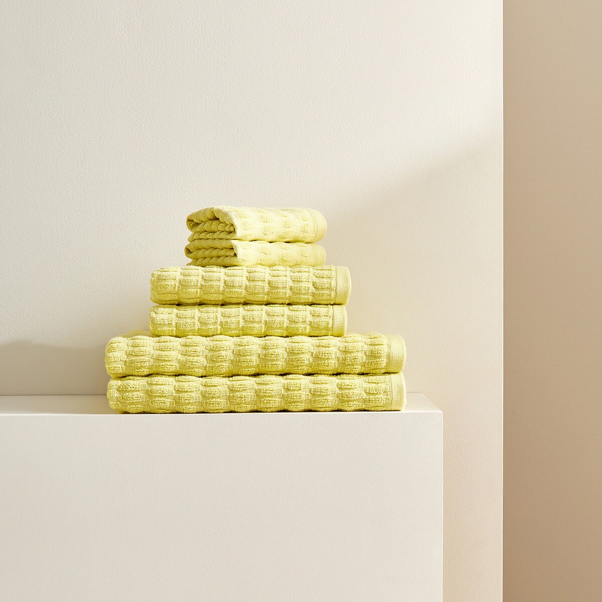 Jeu de 6 serviettes 450 g/m2 Chinela Basics