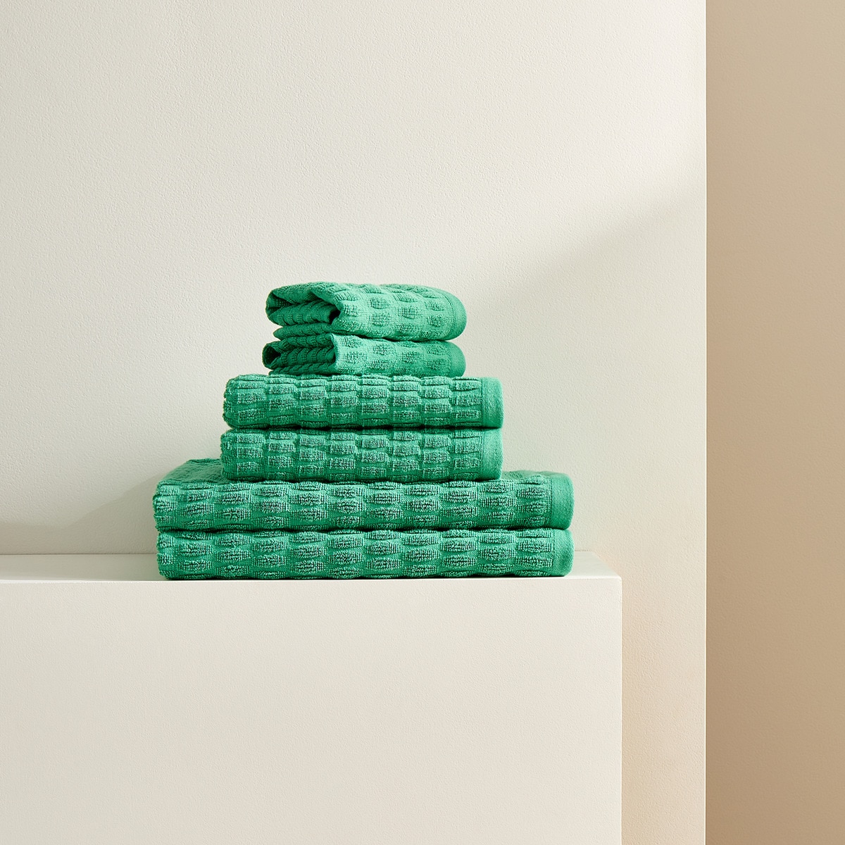 Jeu de 6 serviettes 450 g/m2 Chinela Basics