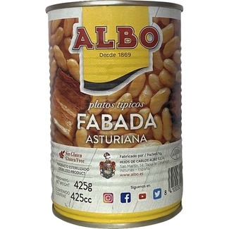 fabada asturiana sin gluten lata 425 g - Albo