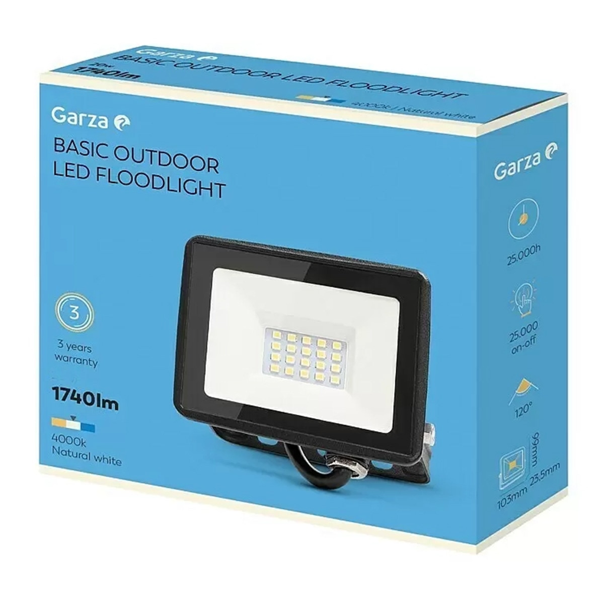 Proyector LED Exterior Basic 50W Negro-3