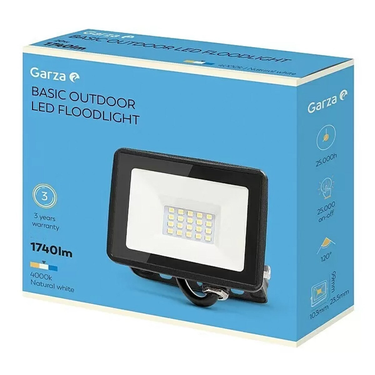 Proyector LED Exterior Basic 100W Negro-3