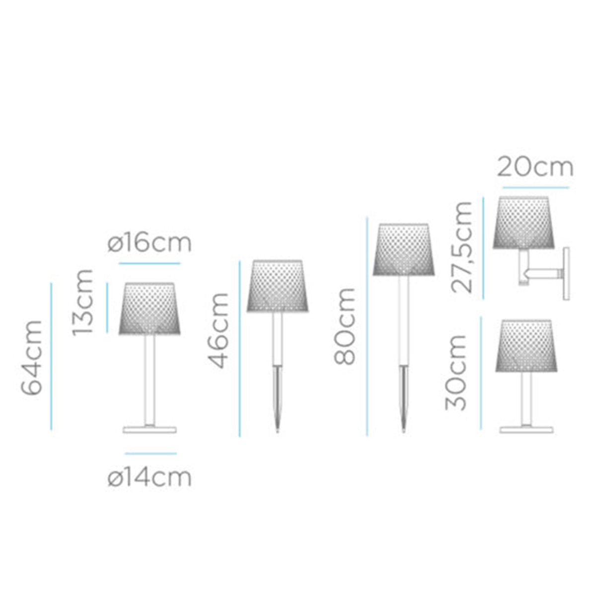 Baliza Solar Greta 5 en 1 Blanco-6