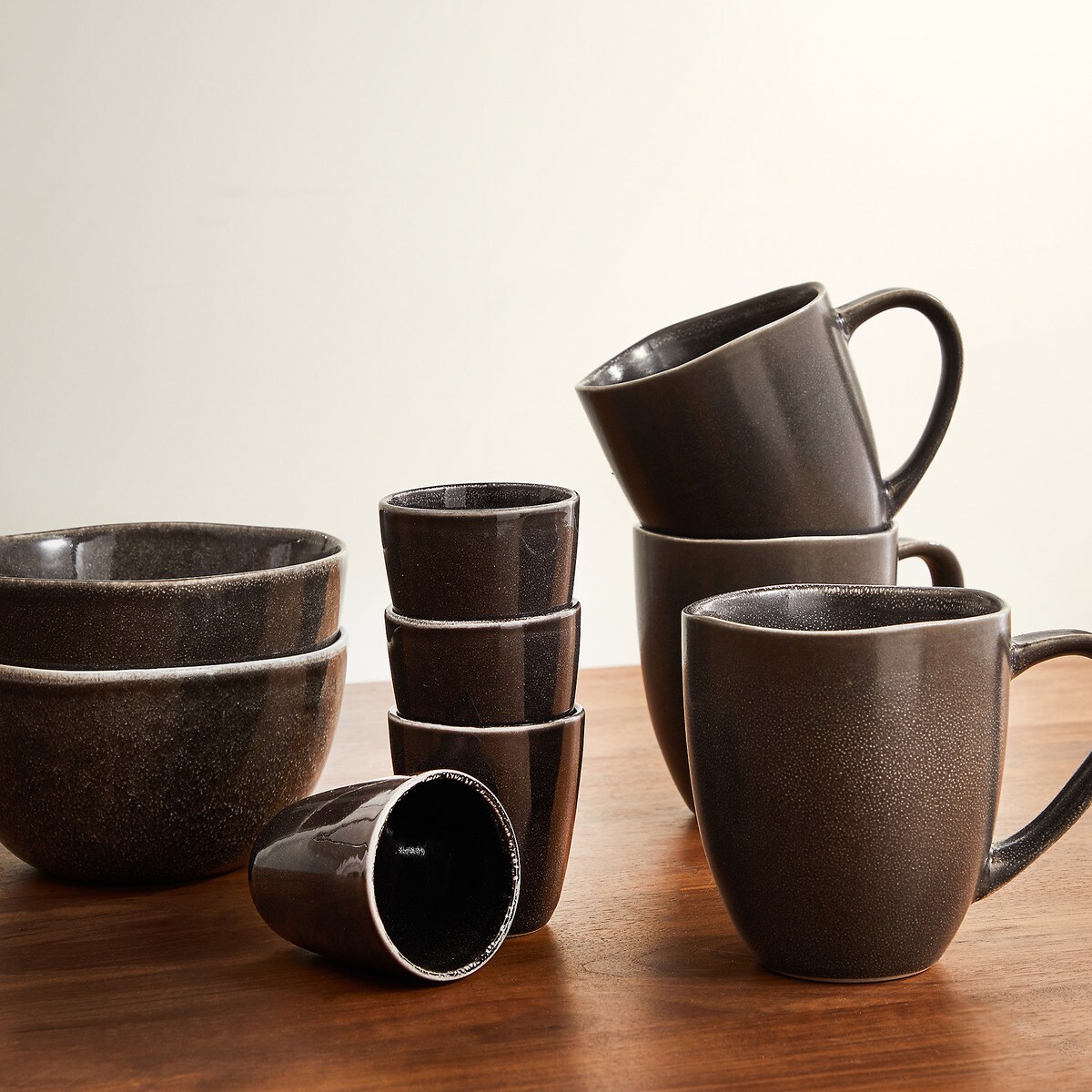 Tigela para molhos Fuji Cinzento-6