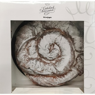 ensaimada rellena de crema y nata natural montada caja 500 g - Calidad Artesana