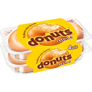 Glacé 4 unidades envase 208 g - Donuts