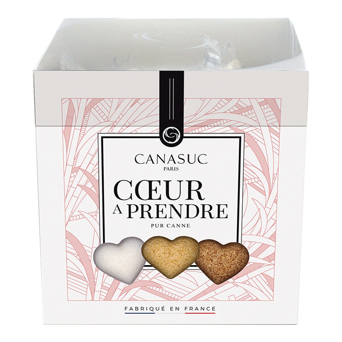 Sucres de canne en forme de c?ur C?ur à prendre Canasuc