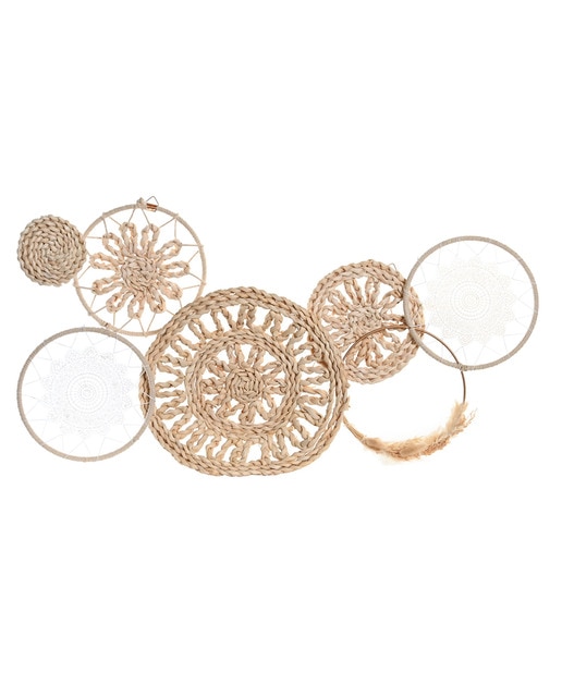 Imagen 0 de Decoración pared fibra maiz 79x7x41,5 natural