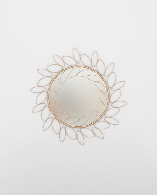 Imagen 0 de Espejo metal 80x2x80 dorado