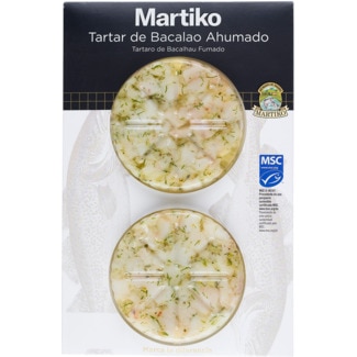 Tártaro de Bacalhau Fumado Pack 2 embalagem 150 g - Martiko