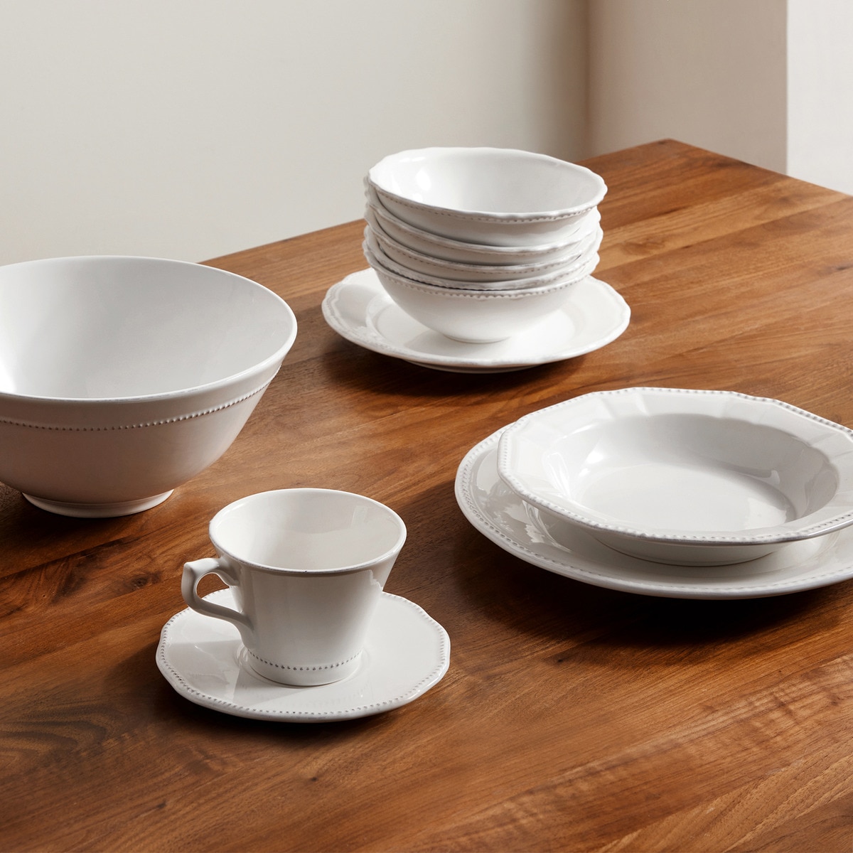 Tigela Sofía - Branco Branco-5