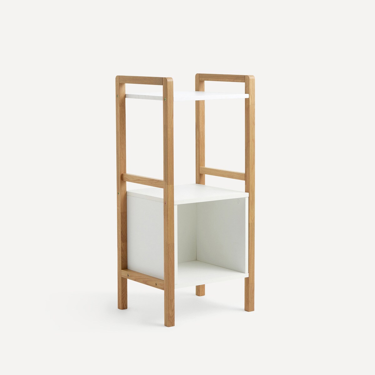 Armário de casa de banho Optimizy Carvalho / Branco-1