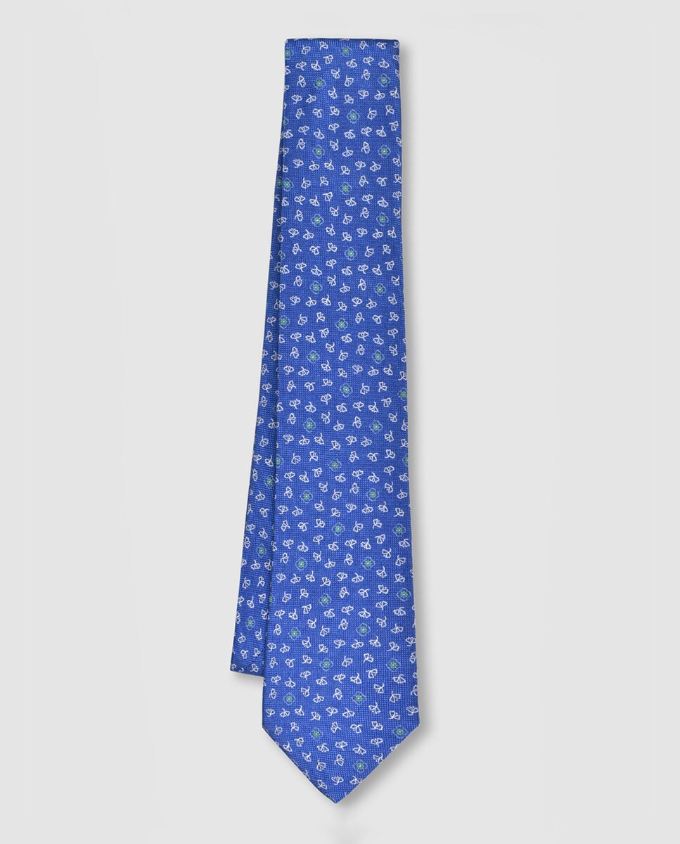 Cravate soie naturelle jacquard