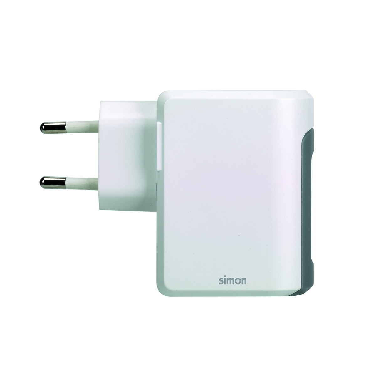 Carregador Smart Charge 2 USB A 24 W Branco / Cinzento-1
