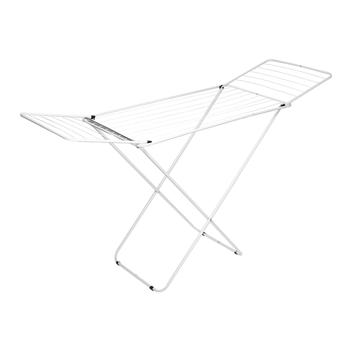 Estendal Dobrável de Aço e Alumínio Branco-1