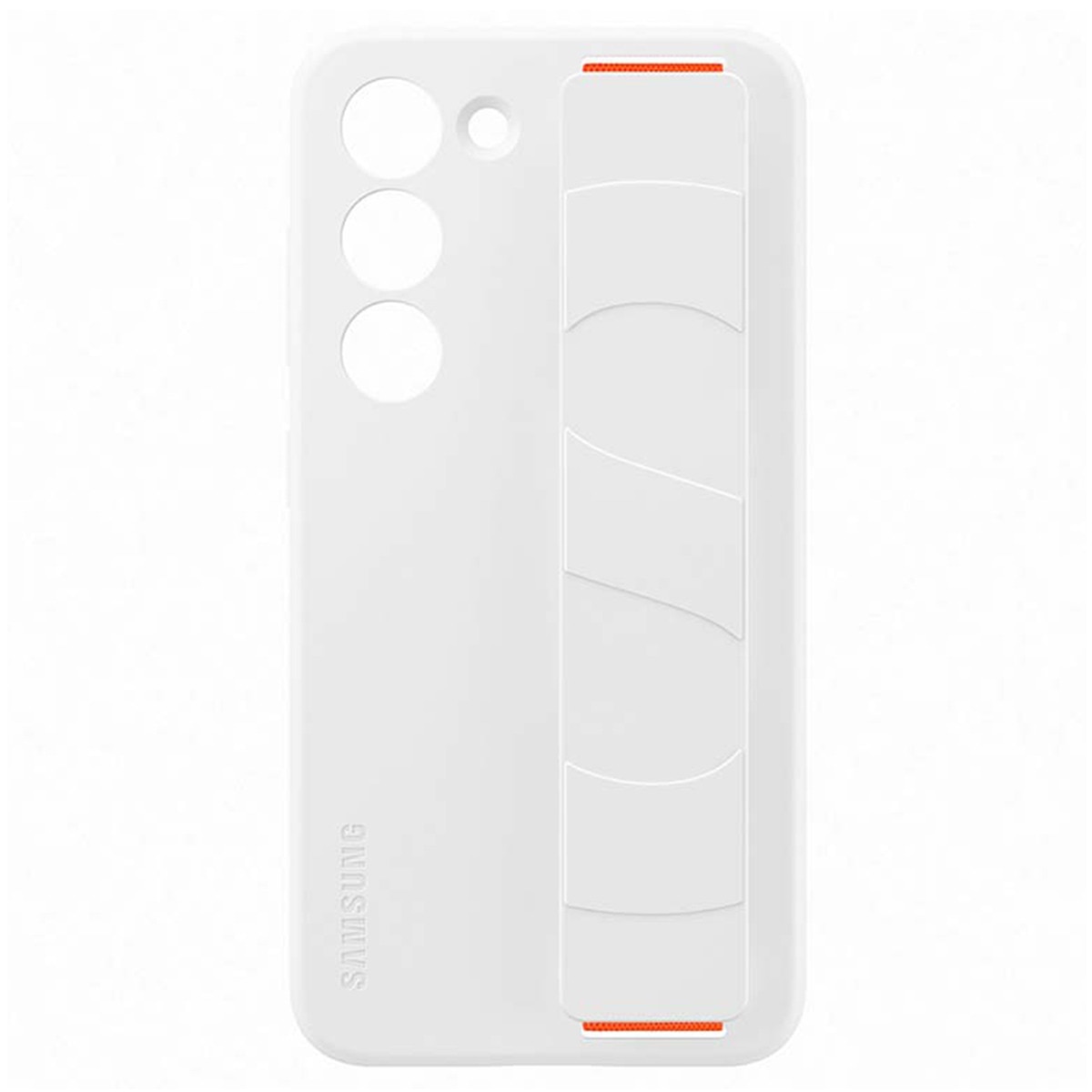 Funda de silicona blanca para Samsung Galaxy S23 Blanco-1