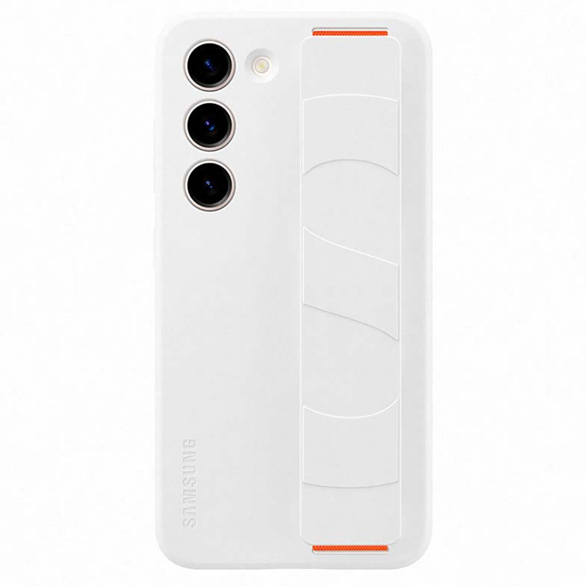 Funda de silicona blanca para Samsung Galaxy S23 Blanco-2