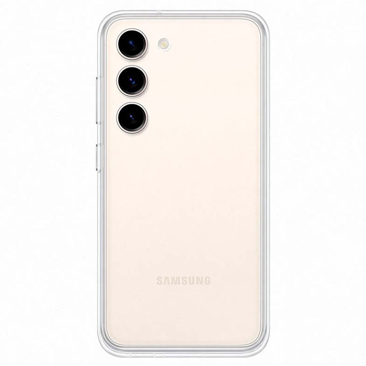 Carcasa con marco blanco para Samsung Galaxy S23 Blanco-3