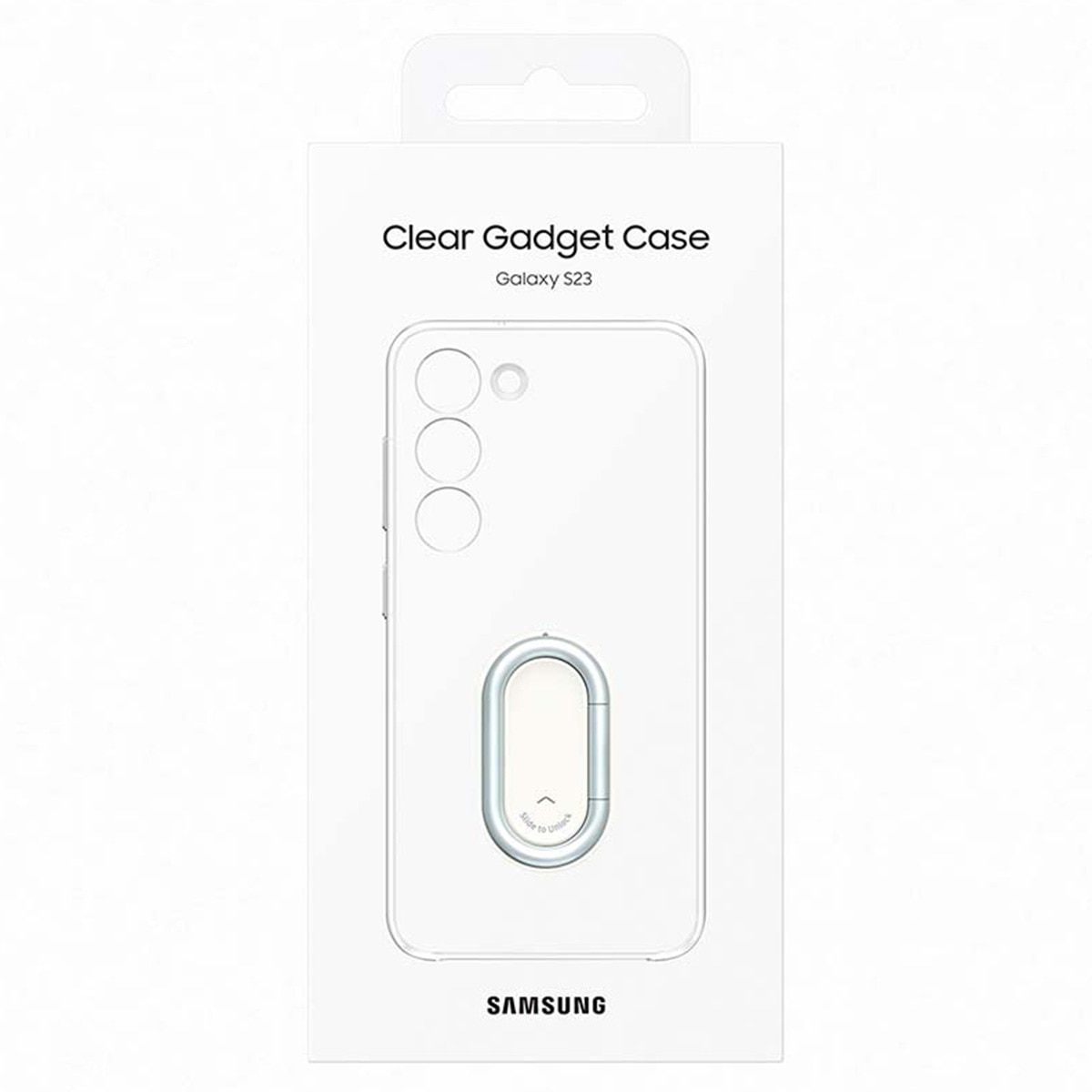 Carcasa con agarre transparente para Samsung Galaxy S23 Transparente-8