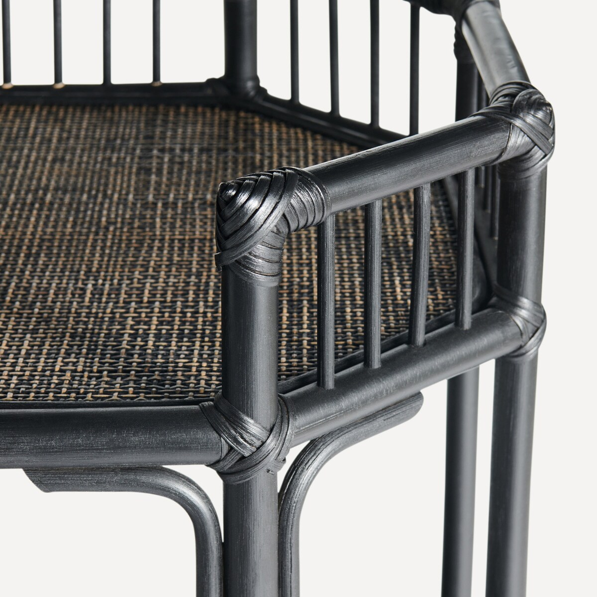 Carrinho de Rattan Tera Preto-5