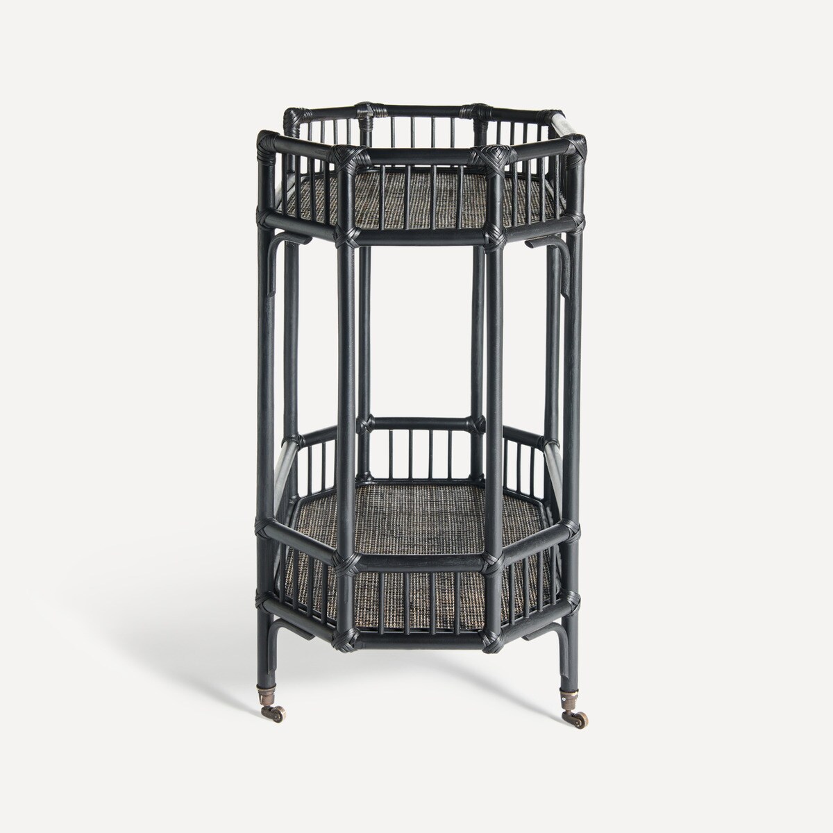 Carrinho de Rattan Tera Preto-3