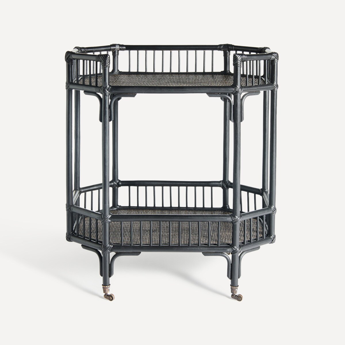 Carrinho de Rattan Tera Preto-2