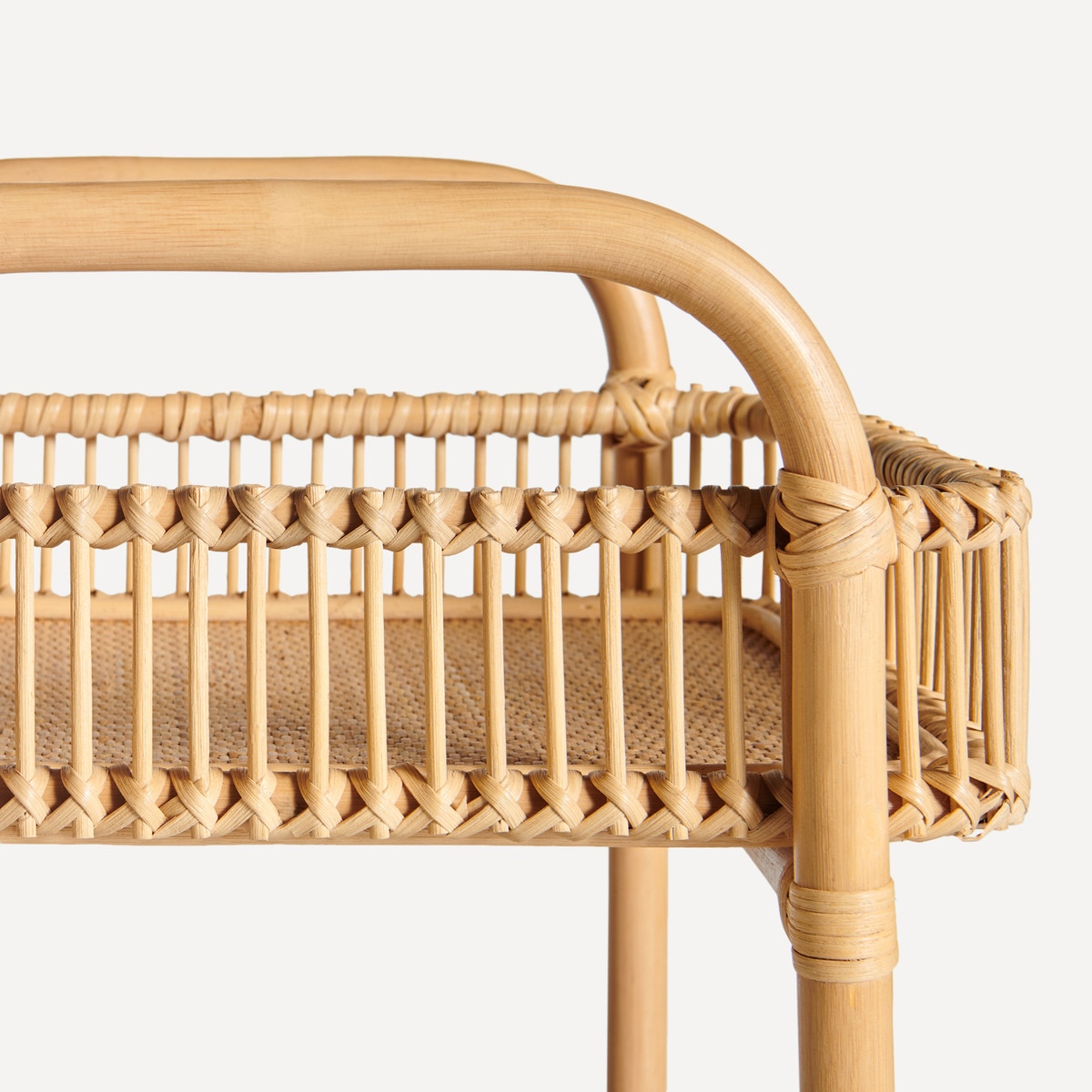 Carrinho de Rattan Borneo Natural-5