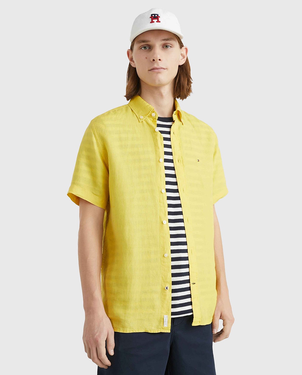 Chemise regular fit à manches courtes