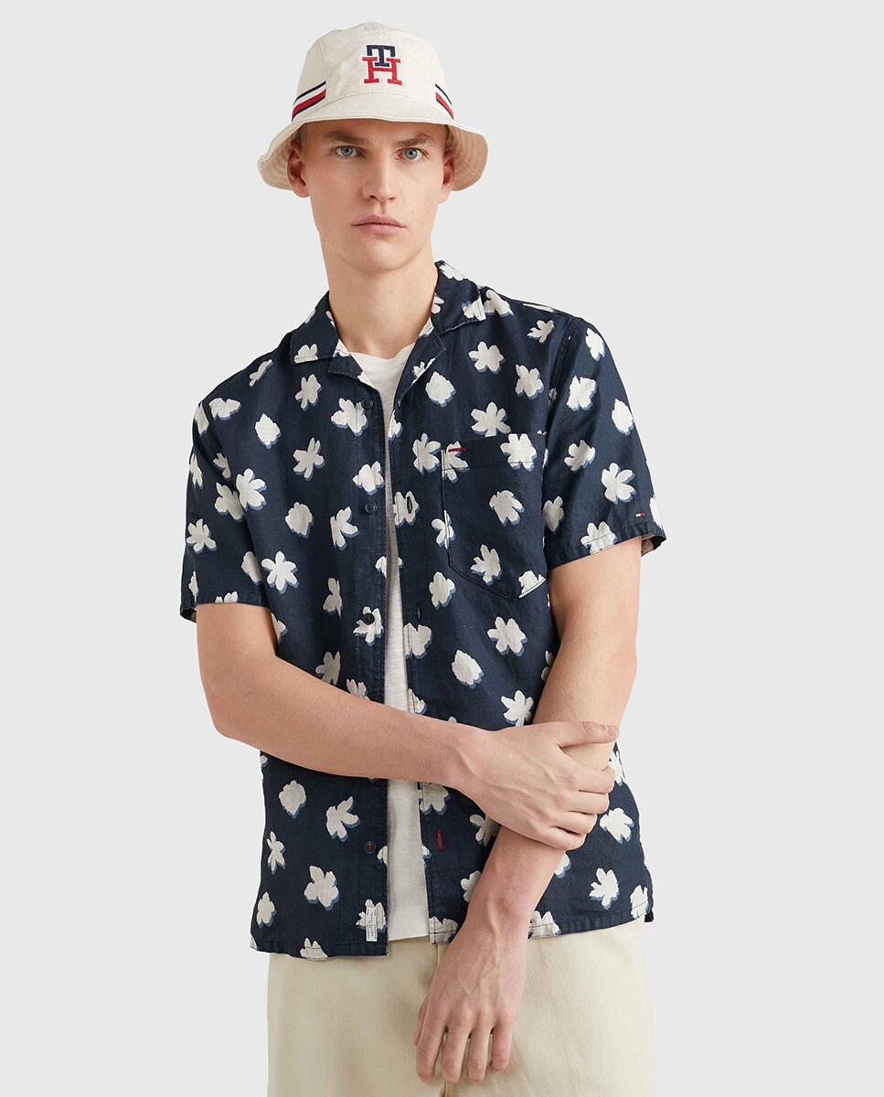 Chemise regular fit à manches courtes