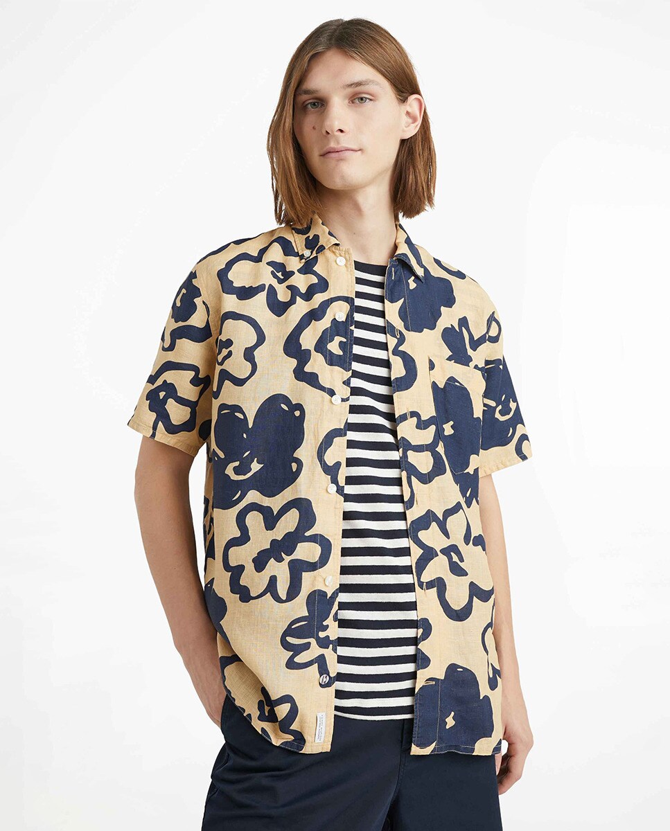 Chemise regular fit à manches courtes