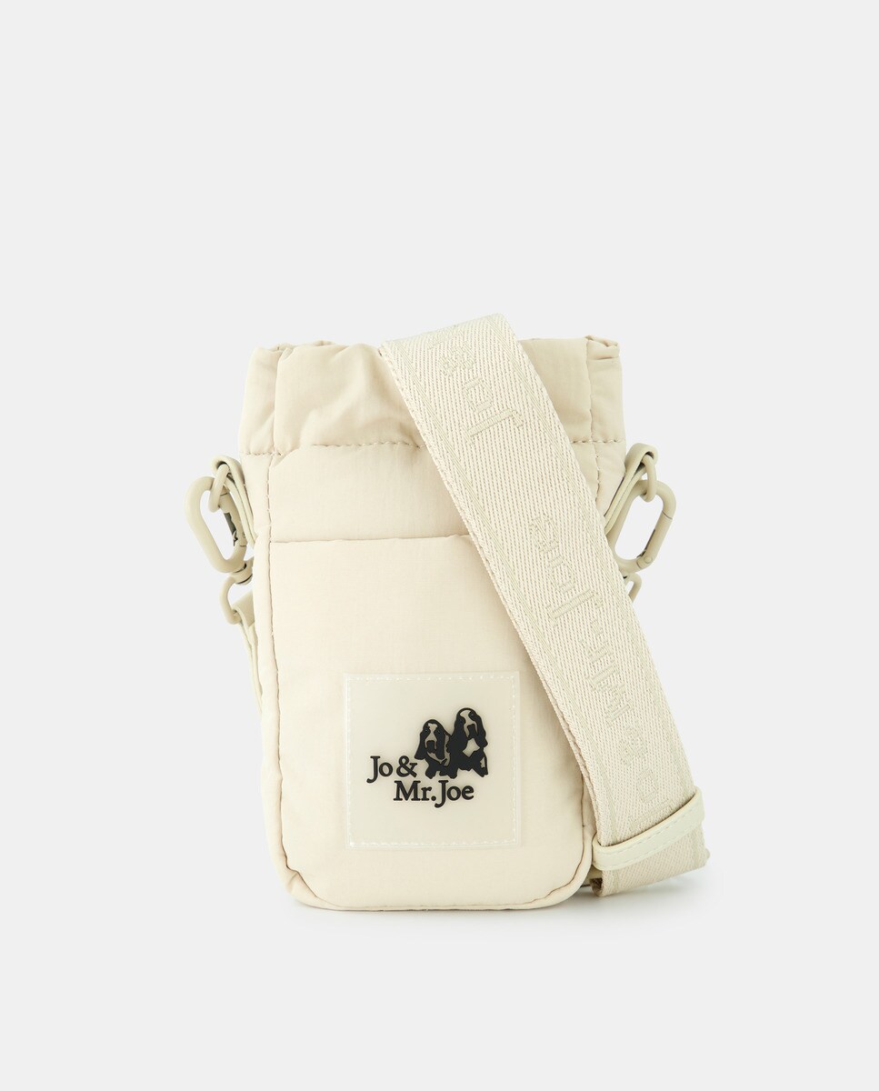 Portetéléphone en nylon avec détail de la marque