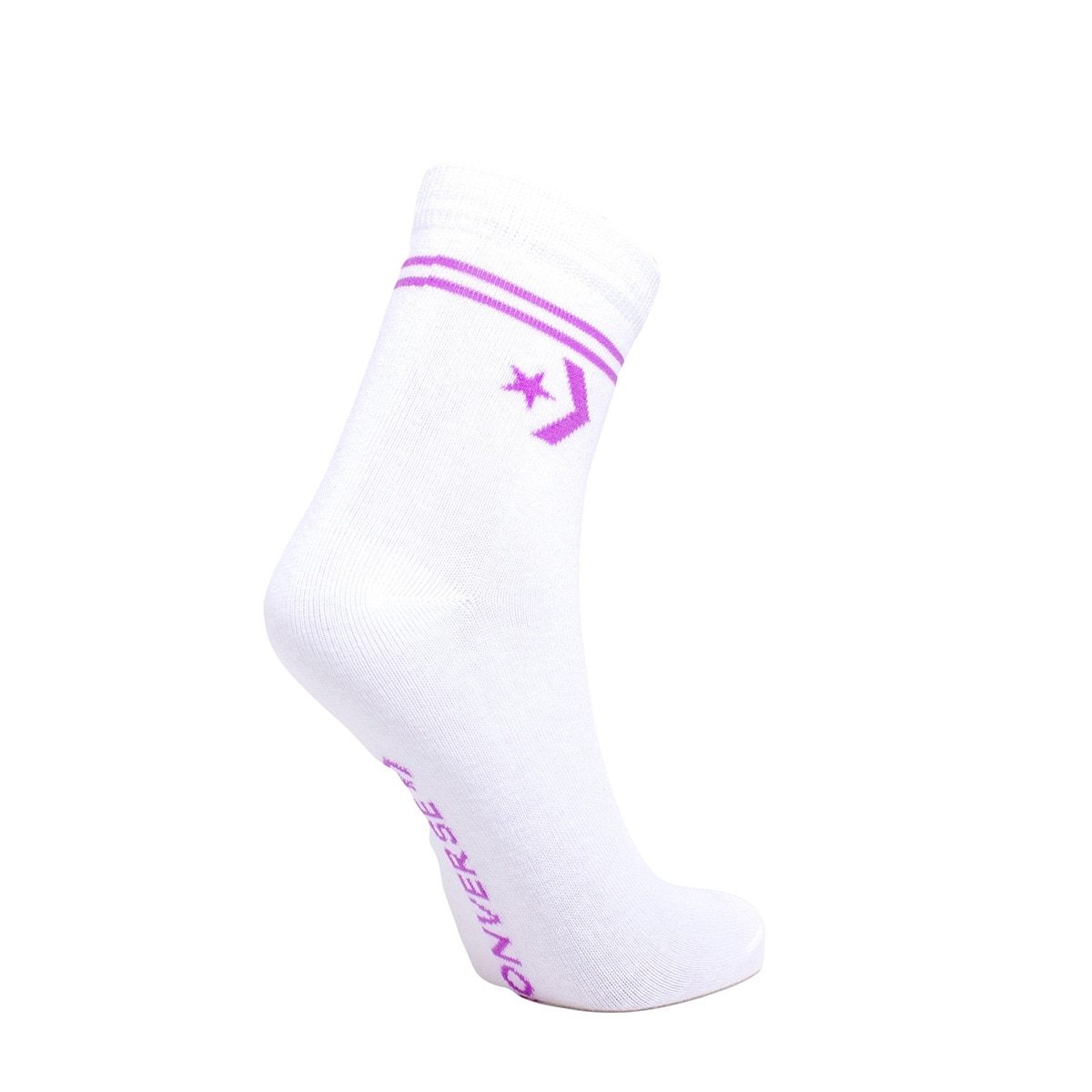 Meias Pack 2 Pares Star Chevron Double Stripe Converse Branco-2