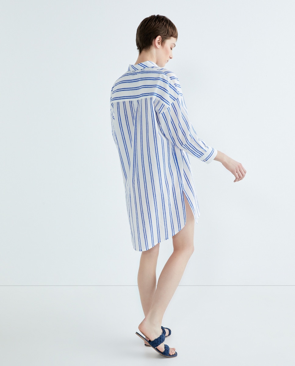Camisola de mujer rayas Azul-6