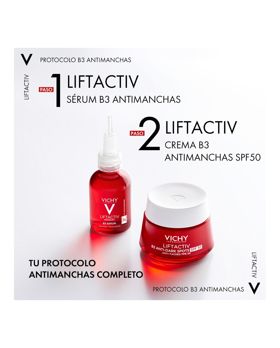 Crema Liftactiv B3 Antimanchas SPF50 50 ml Vichy 7