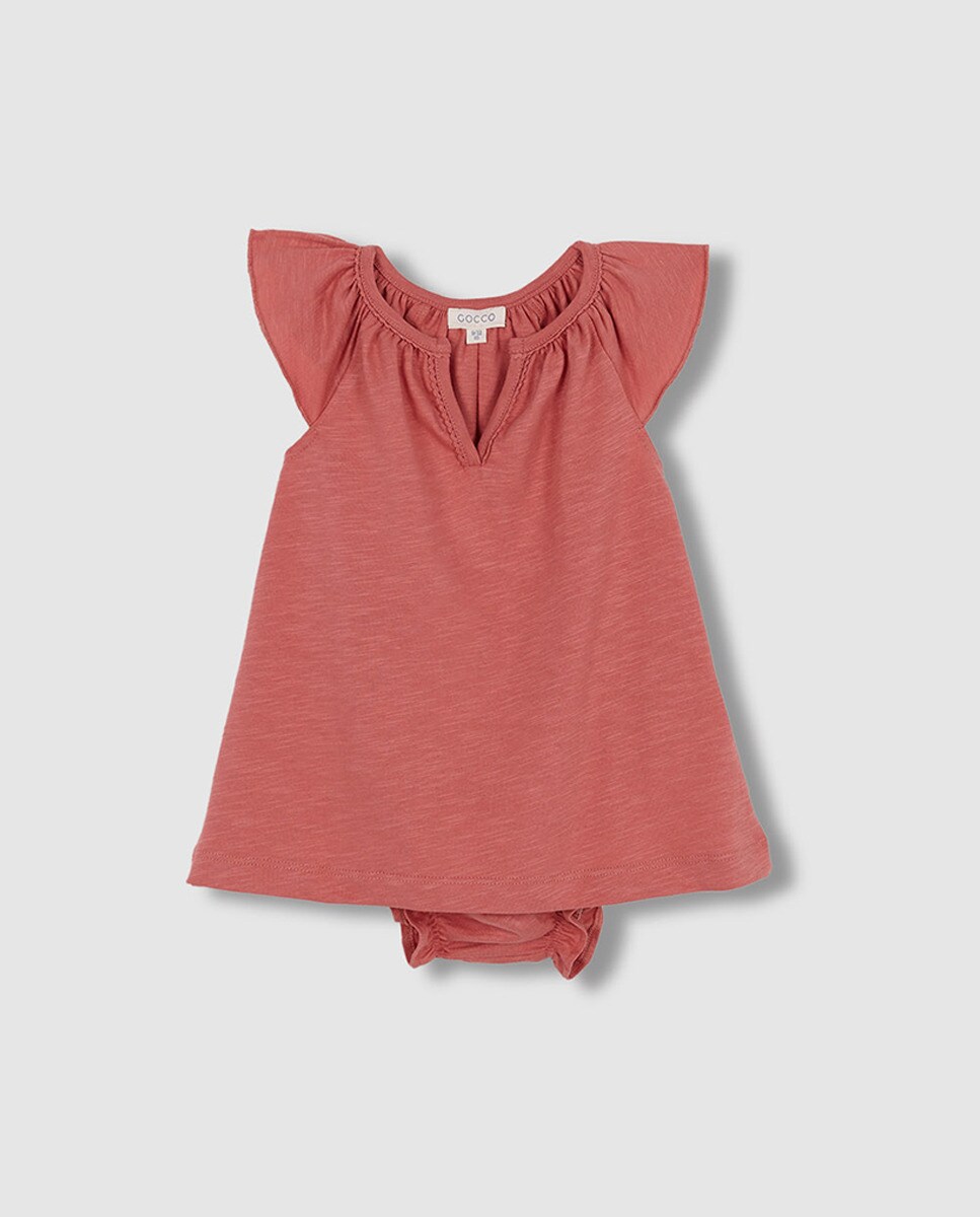 Robe en jersey à volants