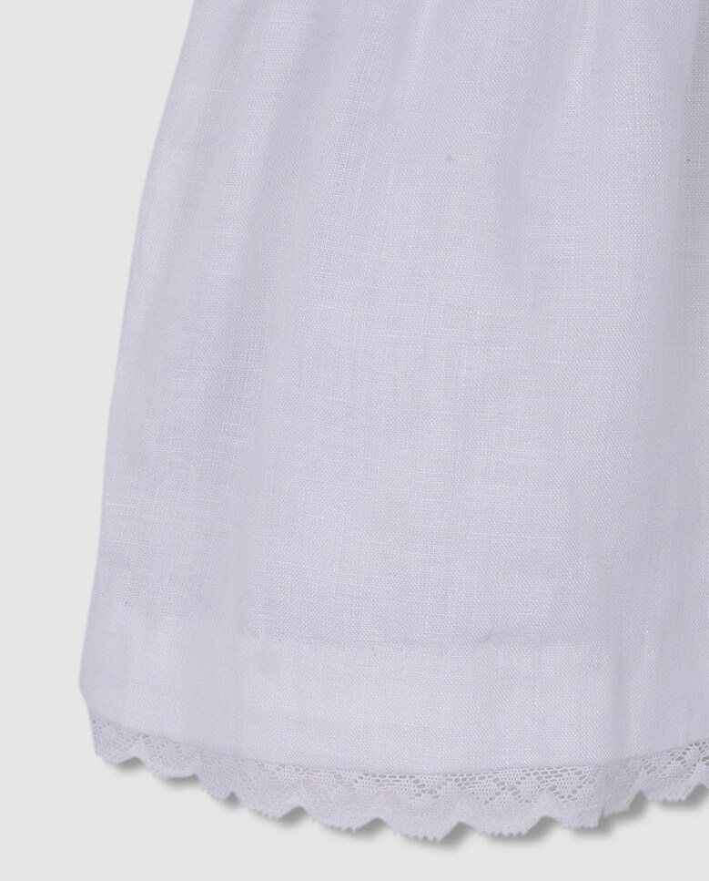 Vestido largo con tiras bordadas de bebé niña · Gocco