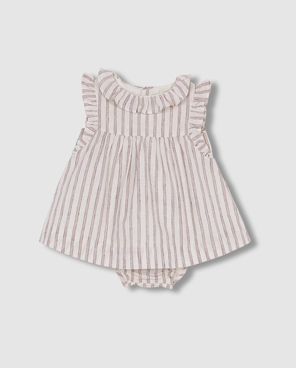 Robe à motife marsala