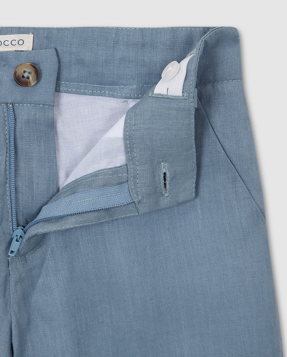 Gocco Pantalone Corto Chino Per Bambini E Ragazzi, Lavabile In Lavatrice, 100% Cotone - 5