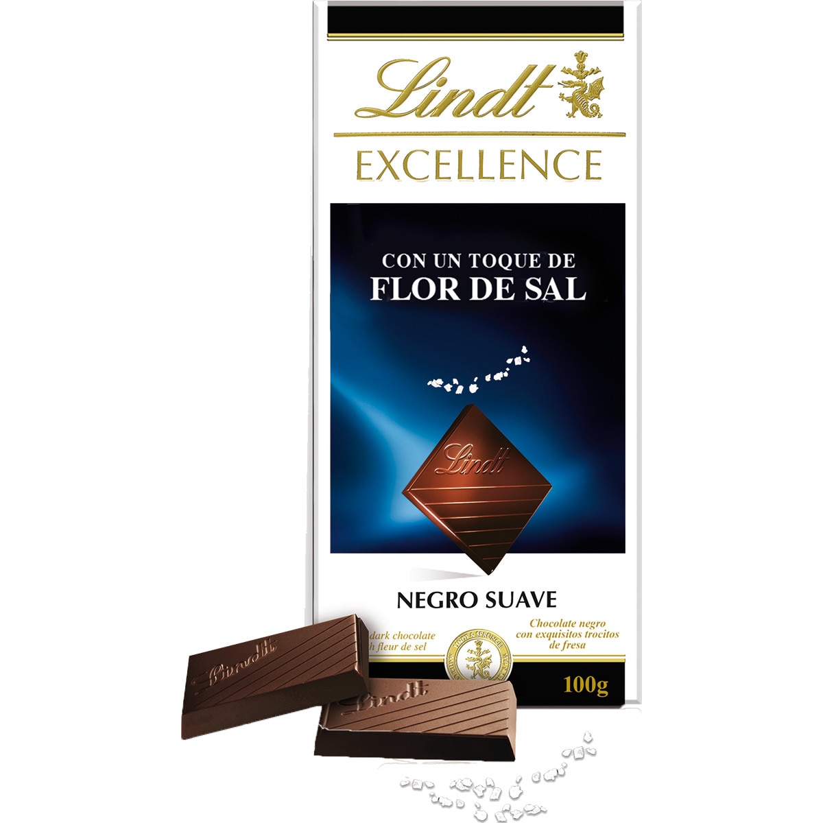 Chocolate Preto com Flor de Sal Excellence embalagem 100 g