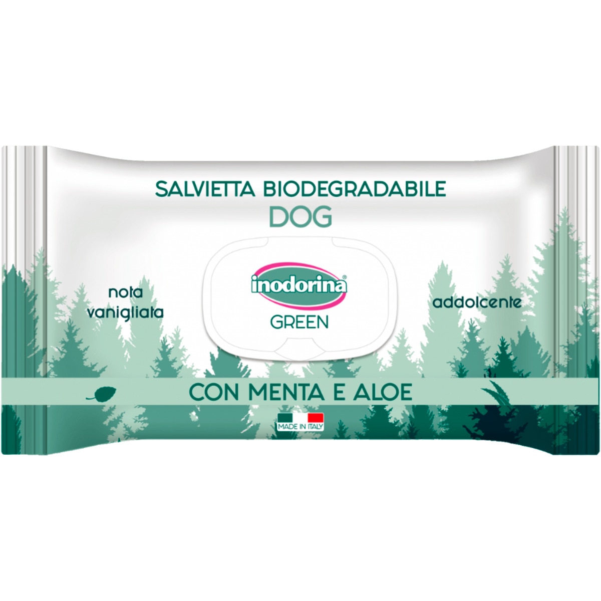 Toalhitas para Cão com Menta E Aloe Vera embalagem 30 unidades