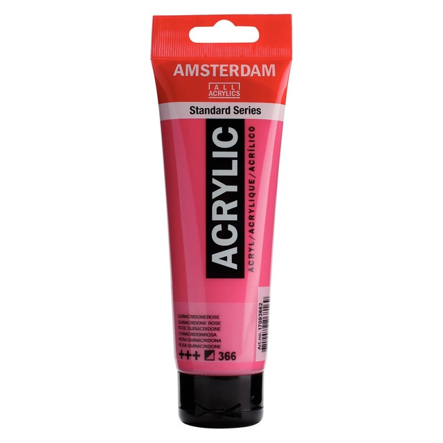 Imagem 0 de Tubo de Tinta Acrílica, 120 ml - Rosa Quinacridona