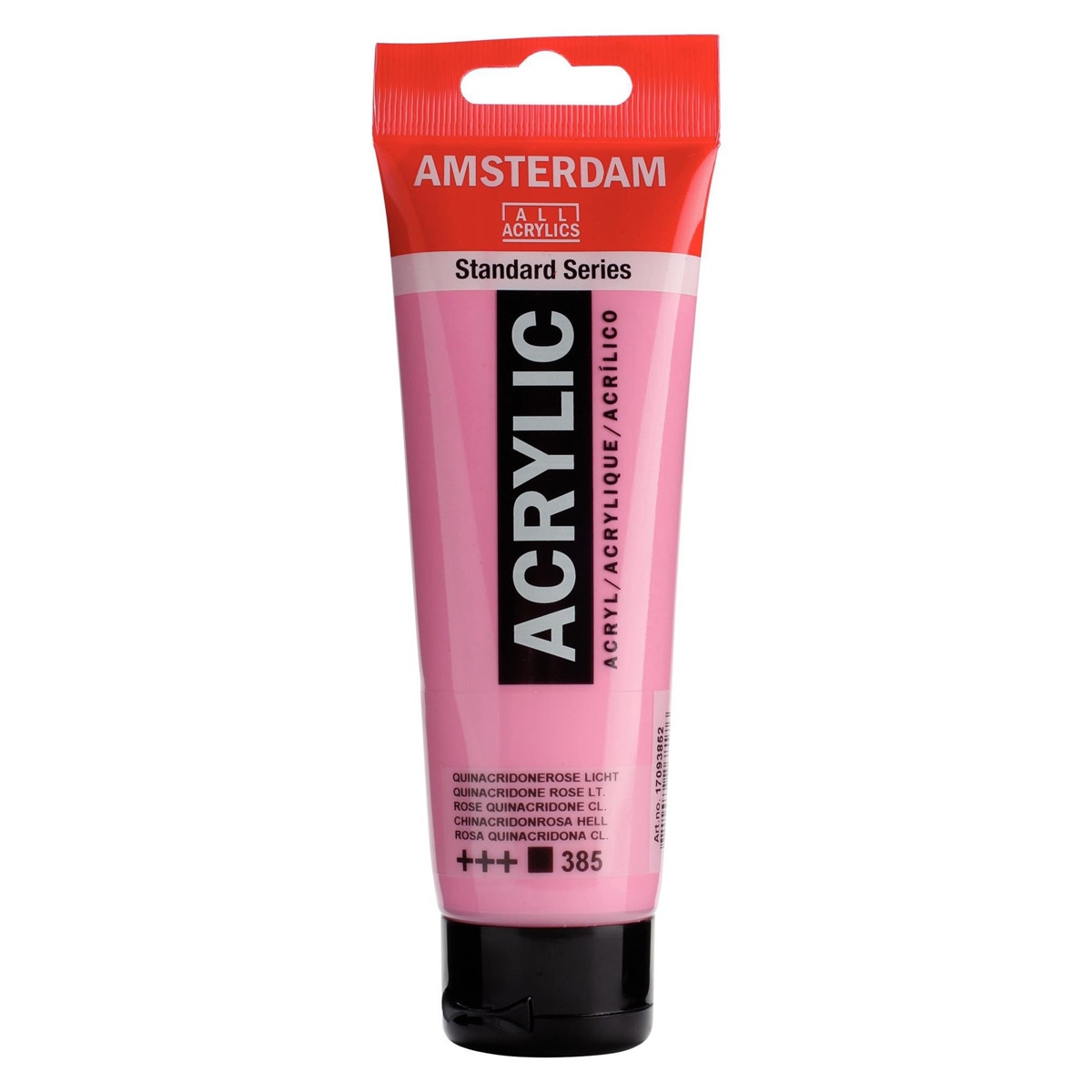 Tubo de pintura acrílica de 120 ml Ámsterdam rosa quinacridona claro Rosa-1