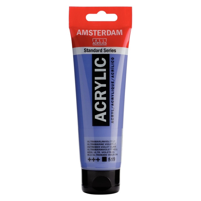 Imagem 0 de Tubo de Tinta Acrílica, 120 ml - Ultramar Violeta Claro